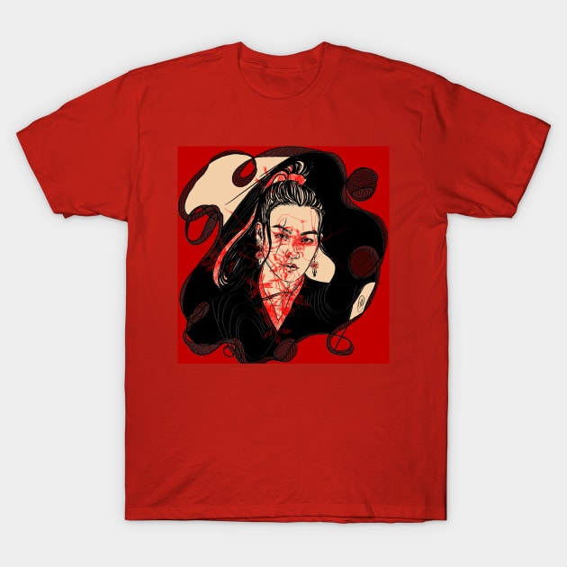 Suga - Wei Wuxian/Daechwita inspired fanart drawing T-Shirt by dangerbeforeyou